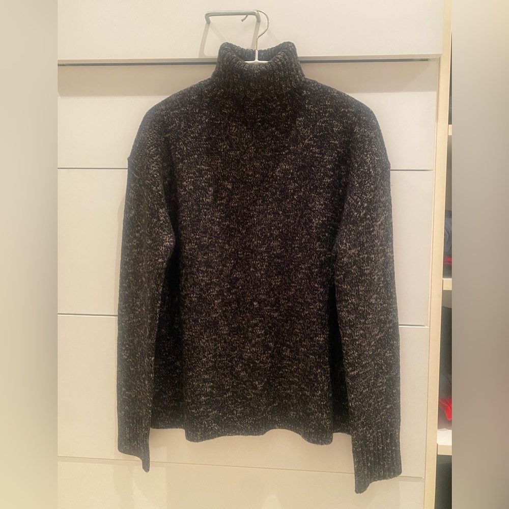 Jenni Kayne black marled turtleneck NWOT